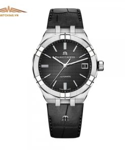 MAURICE LACROIX AIKON AI6007-SS001-330-1 - NAM - KÍNH SAPPHIRE - DÂY DA - AUTOMATIC - SIZE 39MM - MÁY THỤY SỸ