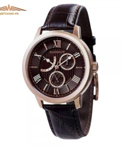 THOMAS EARNSHAW CORNWALL MULTI FUNCTION ES-8060-04 - NAM - KÍNH KHOÁNG - DÂY DA - PIN - SIZE 42MM - MÁY ANH QUỐC