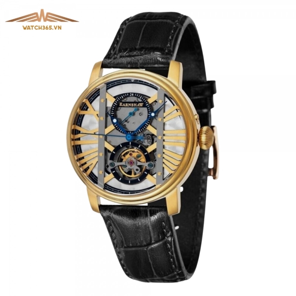 THOMAS EARNSHAW WESTMINTER ES-8095-02 - NAM - KÍNH KHOÁNG - DÂY DA - AUTOMATIC - SIZE 42MM - MÁY ANH QUỐC