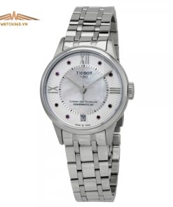 TISSOT CHEMIN DES TOURELLES T099.207.11.113.00 - NỮ - KÍNH SAPHIRE - DÂY KIM LOẠI - AUTOMATIC - SIZE 32MM - MÁY THỤY SỸ