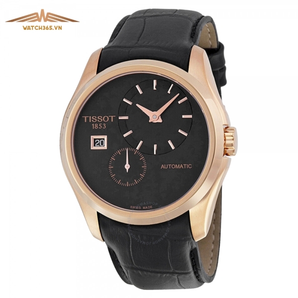 TISSOT COUTURIER T035.428.36.051.00 - NAM - KÍNH SAPPHIRE - DÂY DA - AUTOMATIC - SIZE 39MM - MÁY THỤY SỸ