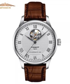 TISSOT LELOCLE OPEN HEART T006.407.16.033.01 - NAM - KÍNH SAPPHIRE - DÂY DA - AUTOMATIC - SIZE 39.3MM - MÁY THỤY SỸ