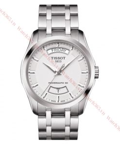 TISSOT COUTURIER DAYDATE T035.407.11.031.01 - NAM - KÍNH SAPPHIRE - DÂY KIM LOẠI - AUTOMATIC - SIZE 39MM - MÁY THỤY SỸ