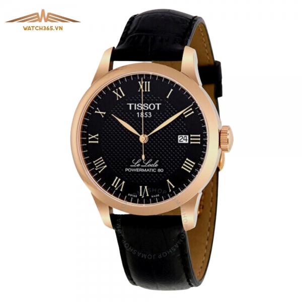 TISSOT CHEMIN DES TOURELLES T006.407.36.053.00 - NAM - KÍNH SAPPHIRE - DÂY DA - AUTOMATIC - SIZE 39.3MM - MÁY THỤY SỸ