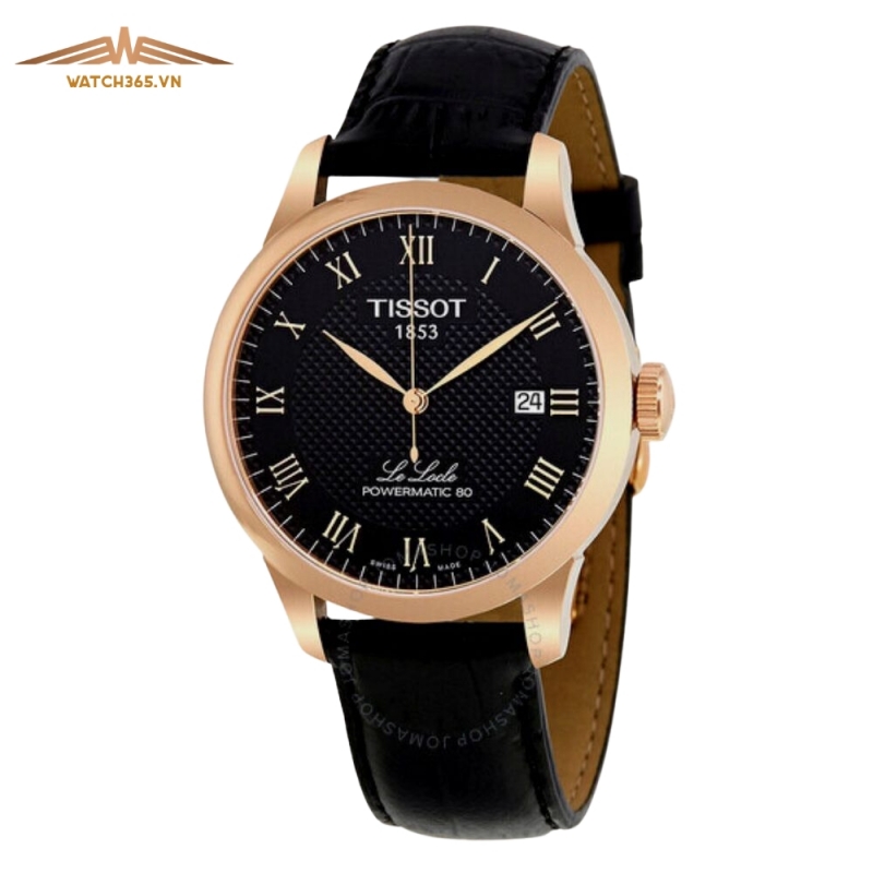 TISSOT CHEMIN DES TOURELLES T006.407.36.053.00 - NAM - KÍNH SAPPHIRE - DÂY DA - AUTOMATIC - SIZE 39.3MM - MÁY THỤY SỸ - Ảnh 2