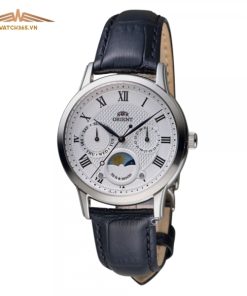 ORIENT SUN AND MOON RA-KA0006S00C - NỮ - KÍNH SAPPHIRE - DÂY DA - PIN - SIZE 34MM - MÁY NHẬT
