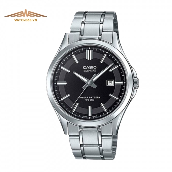 CASIO MTS-100D-1AVDF - NAM - KÍNH SAPPHIRE - DÂY KIM LOẠI - PIN - SIZE 41MM - MÁY NHẬT