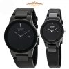 CITIZEN AU1065-07E & GA1055-06E - ĐỒNG HỒ ĐÔI - KÍNH KHOÁNG - DÂY DA - ECO DRIVE - SIZE 40&30MM - MÁY NHẬT