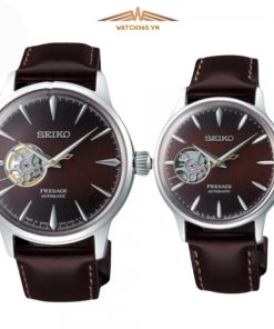 SEIKO PRESAGE COCKTAIL SSA407J1 & SSA783J1 - ĐỒNG HỒ ĐÔI - KÍNH KHOÁNG - DÂY DA - AUTOMATIC - SIZE 40.5&33.8 MM - MÁY NHẬT