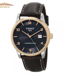 TISSOT LUXURY T086.407.26.067.00 - NAM - KÍNH SAPPHIRE - DÂY DA - AUTOMATIC - SIZE 41MM - MÁY THỤY SỸ