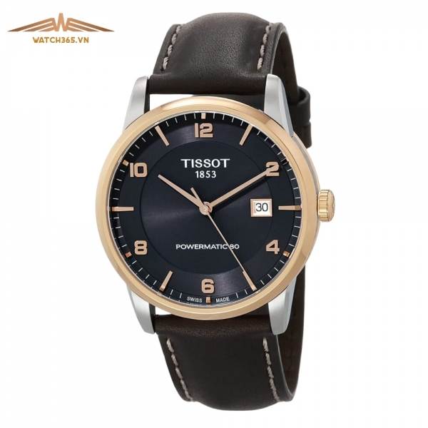 TISSOT LUXURY T086.407.26.067.00 - NAM - KÍNH SAPPHIRE - DÂY DA - AUTOMATIC - SIZE 41MM - MÁY THỤY SỸ