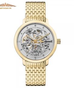 INGERSOLL SKELETON I06103 - NAM - KÍNH KHOÁNG - DÂY KIM LOẠI - AUTOMATIC - SIZE 38MM - MÁY HOA KỲ