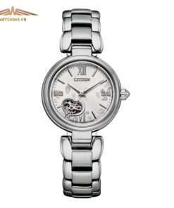 CITIZEN MECHANICAL HEART SERIES LADY PR1020-85A - NỮ - KÍNH SAPPHIRE - DÂY KIM LOẠI - AUTOMATIC - SIZE 28MM - MÁY NHẬT