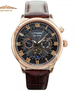 CITIZEN ECO-DRIVE MOONPHASE AP1059-19E - NAM - KÍNH SAPPHIRE - DÂY DA - AUTOMATIC - SIZE 42MM - MÁY NHẬT