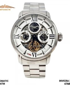 INVICTA 27575 - NAM - KÍNH KHOÁNG - DÂY KIM LOẠI - AUTOMATIC - SIZE 47MM - MÁY HOA KỲ
