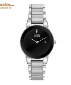 CITIZEN AXIOM GA1050-51E - NỮ - KÍNH KHOÁNG - DÂY KIM LOẠI - ECO DRIVE - SIZE 30MM - MÁY NHẬT