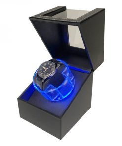 HỘP ĐỒNG HỒ TÍCH CÓT 1 XOAY - LED 2 CHẾ ĐỘ - DA NỈ CAO CẤP