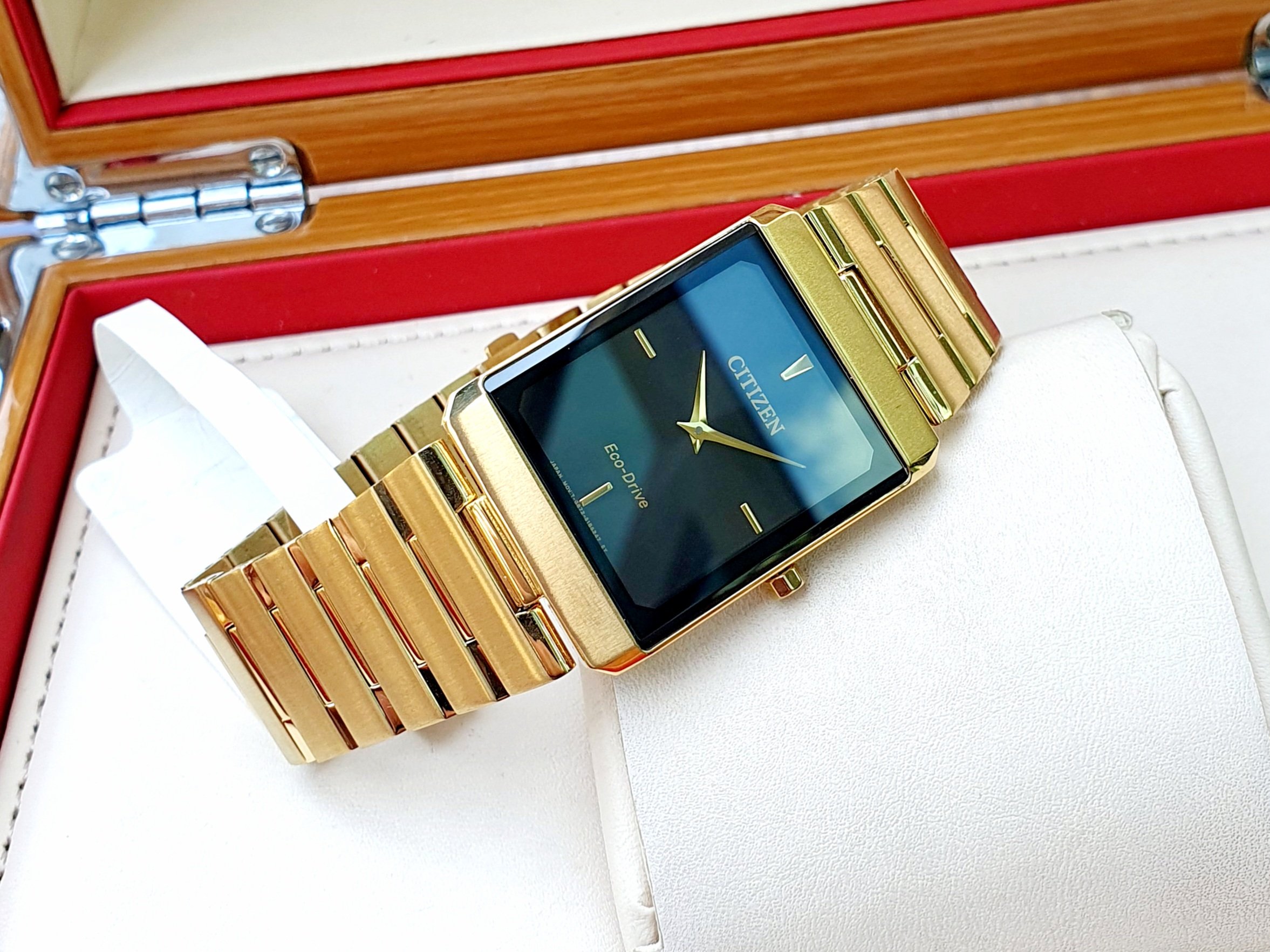 CITIZEN ULTRA SLIM AR3102-51E - NAM - KÍNH SAPPHIRE - DÂY KIM LOẠI - ECO DRIVE - SIZE 38MM - MÁY NHẬT - Ảnh 7