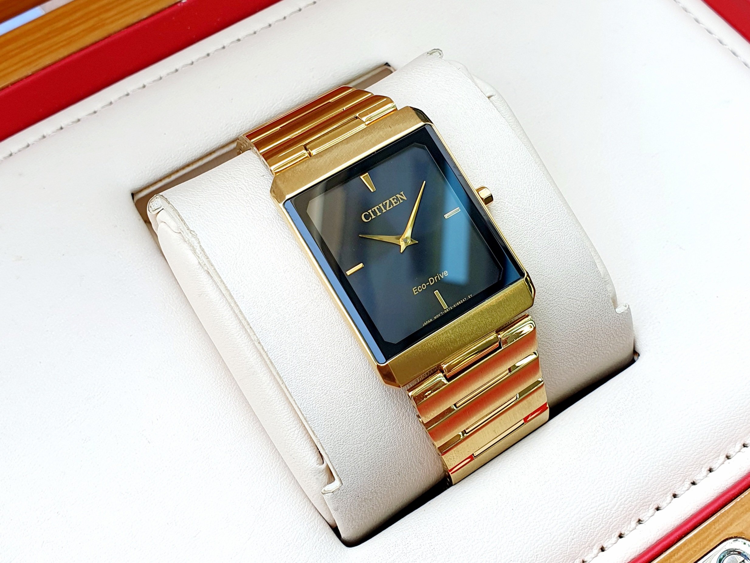CITIZEN ULTRA SLIM AR3102-51E - NAM - KÍNH SAPPHIRE - DÂY KIM LOẠI - ECO DRIVE - SIZE 38MM - MÁY NHẬT - Ảnh 8