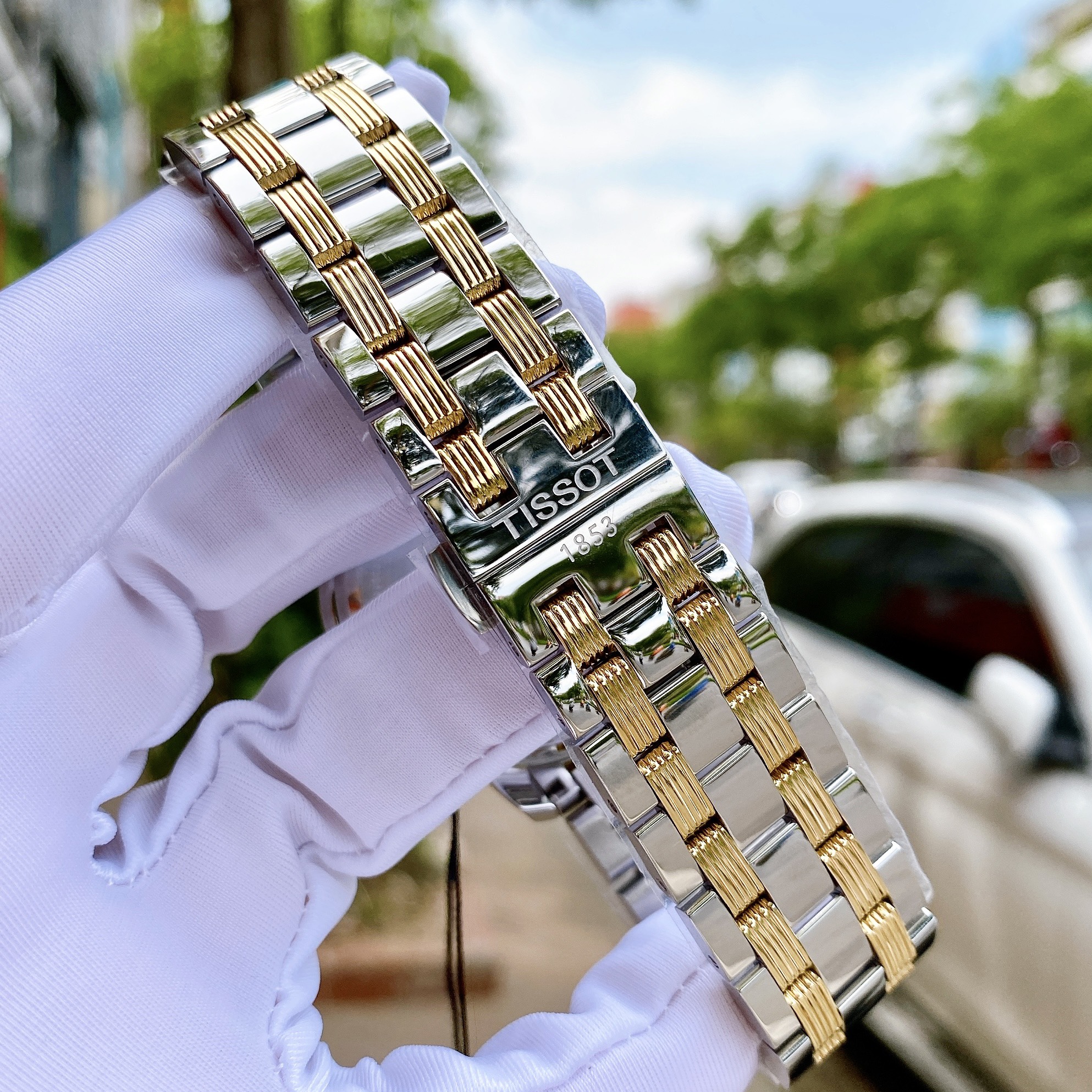 TISSOT AUTOMATIC III DAY DATE T065.930.22.031.00 - NAM - KÍNH SAPPHIRE - DÂY KIM LOẠI - AUTOMATIC - SIZE 39MM - MÁY THỤY SỸ - Ảnh 5