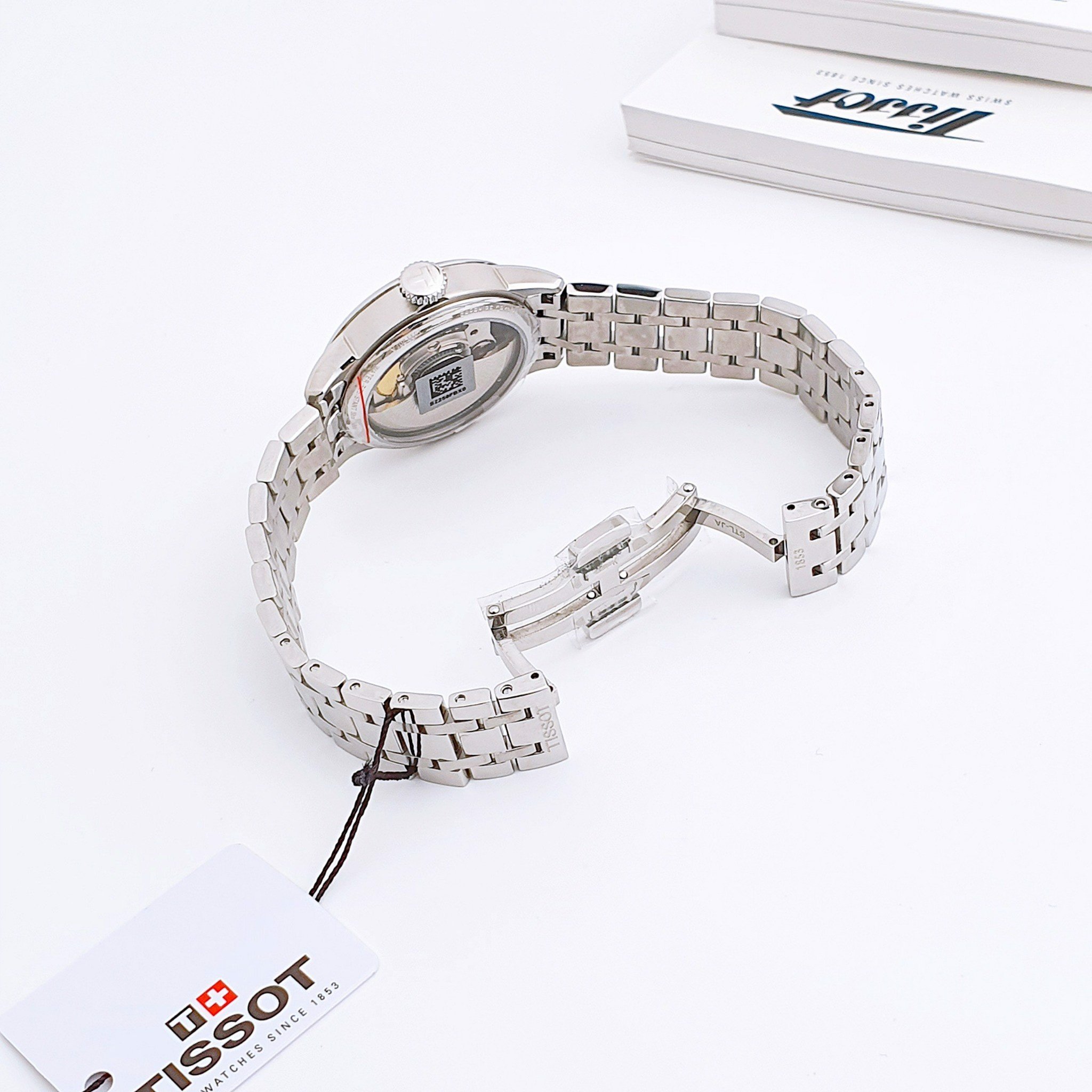 TISSOT CHEMINDES TOURELLES T099.207.11.048.00 - NỮ - KÍNH SAPPHIRE - DÂY KIM LOẠI - AUTOMATIC - SIZE 32MM - MÁY THỤY SỸ - Ảnh 6