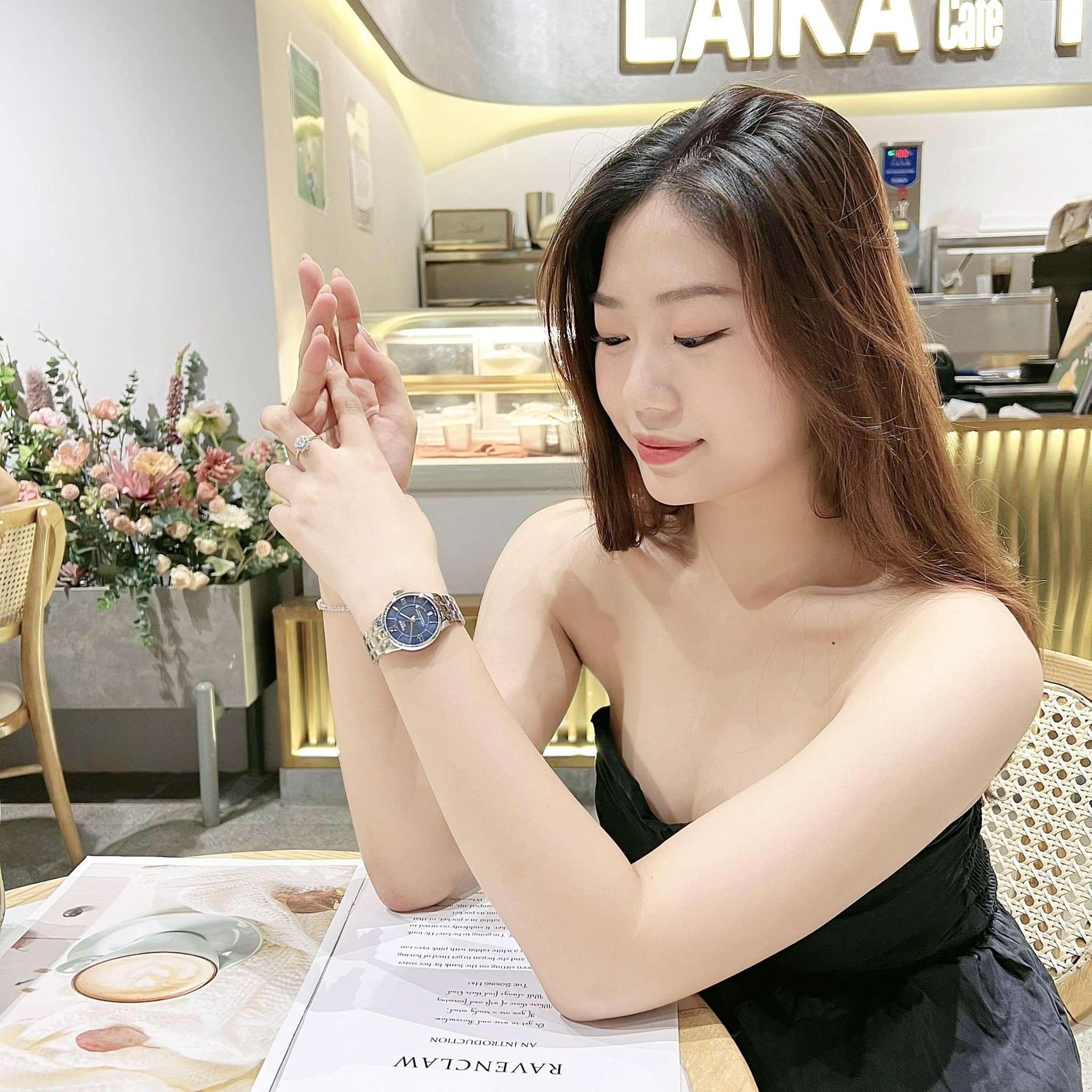 TISSOT CHEMINDES TOURELLES T099.207.11.048.00 - NỮ - KÍNH SAPPHIRE - DÂY KIM LOẠI - AUTOMATIC - SIZE 32MM - MÁY THỤY SỸ - Ảnh 2
