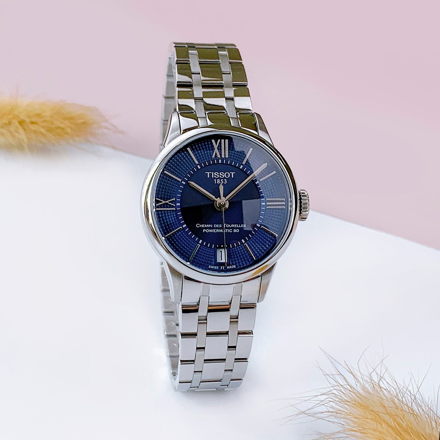 TISSOT CHEMINDES TOURELLES T099.207.11.048.00 - NỮ - KÍNH SAPPHIRE - DÂY KIM LOẠI - AUTOMATIC - SIZE 32MM - MÁY THỤY SỸ - Ảnh 4