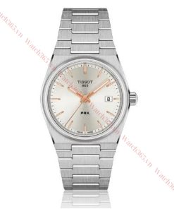 TISSOT PRX 40 205 T137.210.11.031.00 - NỮ - KÍNH SAPPHIRE - DÂY KIM LOẠI - PIN - SIZE 35MM - MÁY THỤY SỸ