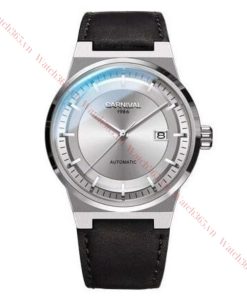 CARNIVAL LUXURY 8092G-VT-DD-T - NAM - KÍNH SAPPHIRE - DÂY DA - AUTOMATIC - SIZE 42MM - MÁY THỤY SỸ