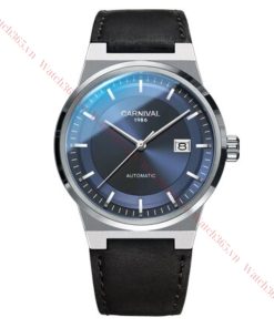 CARNIVAL LUXURY 8092G-VT-DD-X - NAM - KÍNH SAPPHIRE - DÂY DA - AUTOMATIC - SIZE 42MM - MÁY THỤY SỸ