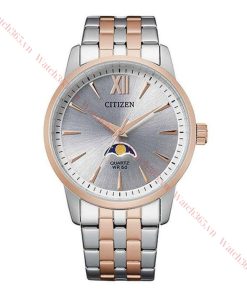 CITIZEN MOONPHASE AK5006-58A - NAM - KÍNH KHOÁNG - DÂY KIM LOẠI - PIN - SIZE 42MM - MÁY NHẬT