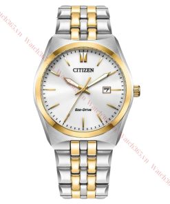 CITIZEN CORSO BM7334-58B - NAM - KÍNH KHOÁNG - DÂY KIM LOẠI - ECO DRIVE - SIZE 40MM - MÁY NHẬT
