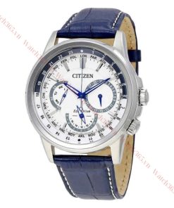 CITIZEN CALENDRIER BU2020-02A - NAM - KÍNH KHOÁNG - DÂY DA - ECO DRIVE - SIZE 44MM - MÁY NHẬT