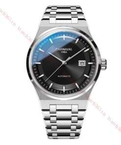 CARNIVAL LUXURY 8092G-VT-KL-D - NAM - KÍNH SAPPHIRE - DÂY KIM LOẠI - AUTOMATIC - SIZE 42MM - MÁY THỤY SỸ