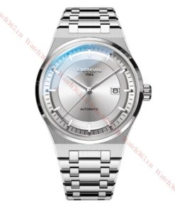 CARNIVAL LUXURY 8092G-VT-KL-T - NAM - KÍNH SAPPHIRE - DÂY KIM LOẠI - AUTOMATIC - SIZE 42MM - MÁY THỤY SỸ