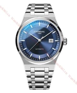 CARNIVAL LUXURY 8092G-VT-KL-X - NAM - KÍNH SAPPHIRE - DÂY KIM LOẠI - AUTOMATIC - SIZE 42MM - MÁY THỤY SỸ