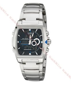 CASIO EDIFICE EFA-120D-1A - NAM - KÍNH KHOÁNG - DÂY KIM LOẠI - PIN - SIZE 38.3MM - MÁY NHẬT