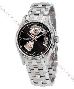HAMILTON JAZZMASTER OPEN HEART H32565135 - NAM - KÍNH SAPPHIRE - DÂY KIM LOẠI - AUTOMATIC - SIZE 40MM - MÁY THỤY SỸ