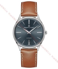 HAMILTON JAZZMASTER H38525541 - NAM - KÍNH SAPPHIRE - DÂY DA - AUTOMATIC - SIZE 40MM - MÁY THỤY SỸ