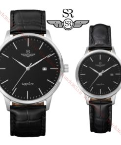 SRWATCH TIMEPIECE SG1055.4101TE & SL1055.4101TE - ĐỒNG HỒ ĐÔI - KÍNH SAPPHIRE - DÂY DA - PIN - SIZE 39&30MM - MÁY NHẬT