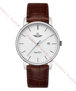 SRWATCH TIMEPIECE SG1055.4102TE - NAM - KÍNH SAPPHIRE - DÂY DA - PIN - SIZE 39MM - MÁY NHẬT