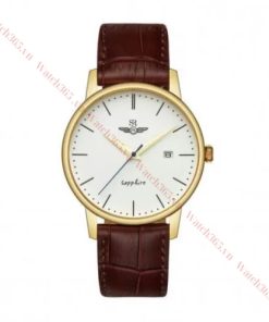 SRWATCH TIMEPIECE SG1055.4602TE - NAM - KÍNH SAPPHIRE - DÂY DA - PIN - SIZE 39MM - MÁY NHẬT