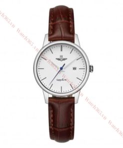 SRWATCH TIMEPIECE SL1055.4102TE - NỮ - KÍNH SAPPHIRE - DÂY DA - PIN - SIZE 30MM - MÁY NHẬT