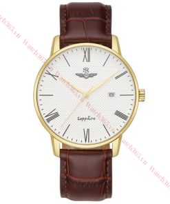 SRWATCH TIMEPIECE SG1054.4602TE - NAM - KÍNH SAPPHIRE - DÂY DA - PIN - SIZE 40MM - MÁY NHẬT