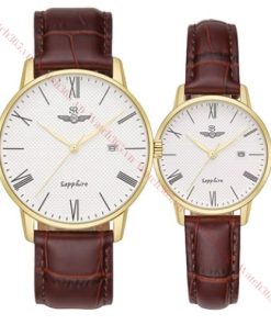 SRWATCH TIMEPIECE SG1054.4602TE & SL1054.4602TE - ĐỒNG HỒ ĐÔI - KÍNH SAPPHIRE - DÂY DA - PIN - SIZE 40&30MM - MÁY NHẬT