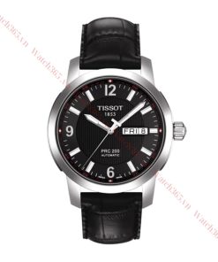 TISSOT T-SPORT PRC200 T014.430.16.057.00 - NAM - KÍNH SAPPHIRE - DÂY DA - AUTOMATIC - SIZE 39MM - MÁY THỤY SỸ