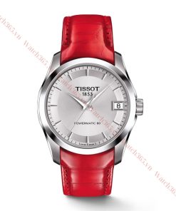 TISSOT COUTURIER T035.207.16.031.01 - NỮ - KÍNH SAPPHIRE - DÂY DA - AUTOMATIC - SIZE 32MM - MÁY THỤY SỸ