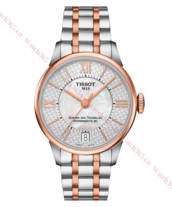 TISSOT CHEMIN DES TOURELLES T099.207.22.118.01 - NỮ - KÍNH SAPPHIRE - DÂY KIM LOẠI - AUTOMATIC - SIZE 32MM - MÁY THỤY SỸ