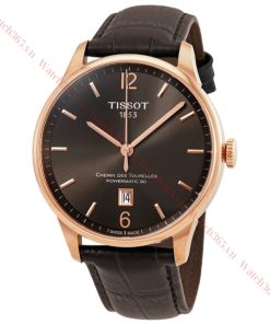 TISSOT CHEMIN DES TOURELLES T099.407.36.447.00 - NAM - KÍNH SAPPHIRE - DÂY DA - AUTOMATIC - SIZE 42MM - MÁY THỤY SỸ