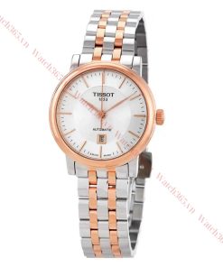 TISSOT CARSON T122.207.22.031.01 - NỮ - KÍNH SAPPHIRE - DÂY KIM LOẠI - AUTOMATIC - SIZE 30MM - MÁY THỤY SỸ
